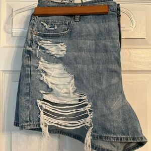 American Eagle Ripped Jean Shorts
